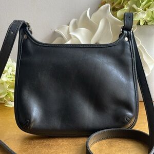 Coach Vintage Classic Legacy Hippie Mini Slim Crossbody in Black Leather